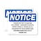 Signmission Please Do Not Flush The Following Sanitary, 10 in W x Rectangle, Vinyl Decal OS-2PACK-NS-D-710-L-17385 - alternate 1